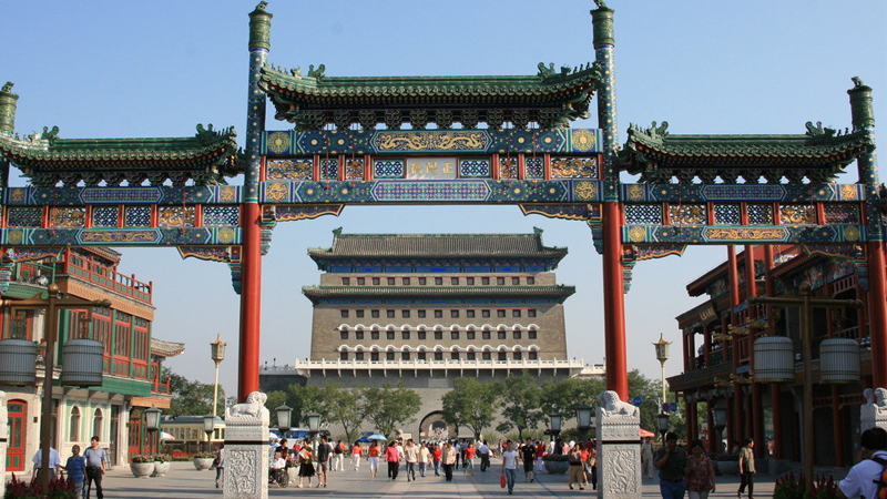 北京前门大街三维扫描建模
